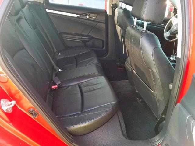 2HGFC1F72GH657403 - 2016 HONDA CIVIC EXL 红色 照片 6
