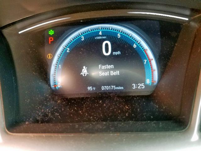 2HGFC1F72GH657403 - 2016 HONDA CIVIC EXL 红色 照片 8