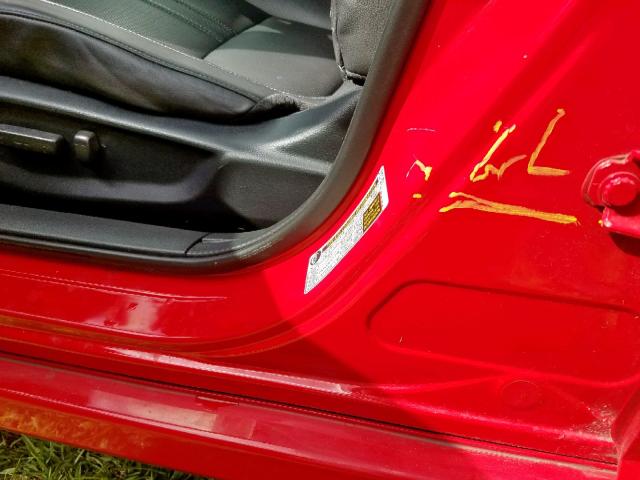 2HGFC1F72GH657403 - 2016 HONDA CIVIC EXL 红色 照片 9