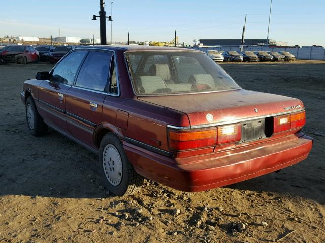 JT2SV21F5L3409745 - 1990 TOYOTA CAMRY RED photo 3