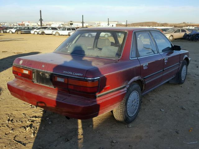 JT2SV21F5L3409745 - 1990 TOYOTA CAMRY RED photo 4