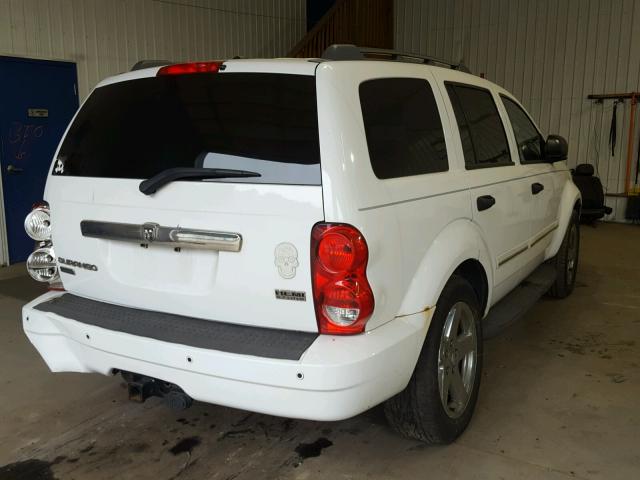 1D8HB58267F533866 - 2007 DODGE DURANGO LI WHITE photo 4