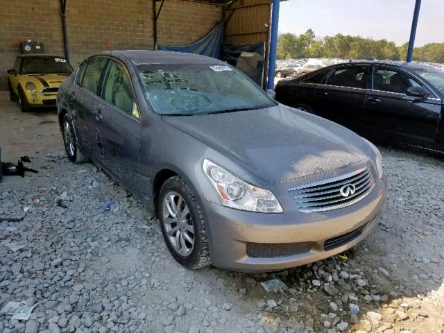 JNKCV61F59M052698 - 2009 INFINITI G37 GRAY photo 1