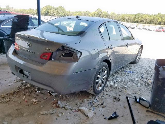 JNKCV61F59M052698 - 2009 INFINITI G37 GRAY photo 4