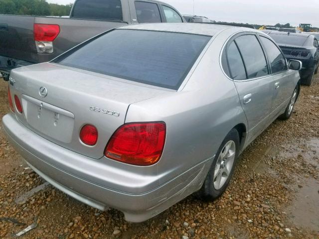 JT8BD69S420172280 - 2002 LEXUS GS 300 SILVER photo 4