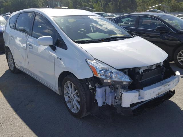 JTDZN3EU9C3147751 - 2012 TOYOTA PRIUS V WHITE photo 1