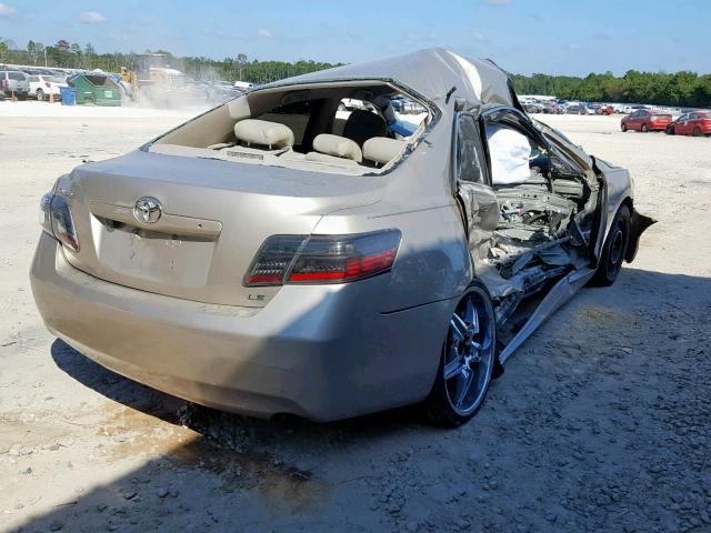 4T1BE46KX7U130473 - 2007 TOYOTA CAMRY CE GOLD photo 4