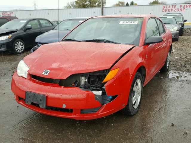 1G8AM15F47Z131735 - 2007 SATURN ION LEVEL RED photo 2