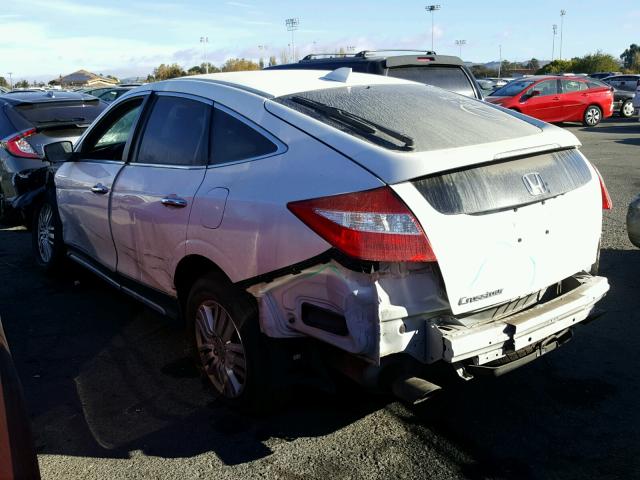 5J6TF3H53EL001768 - 2014 HONDA CROSSTOUR WHITE photo 3