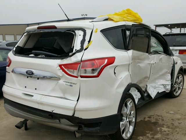 1FMCU9J95EUB61619 - 2014 FORD ESCAPE TIT WHITE photo 4