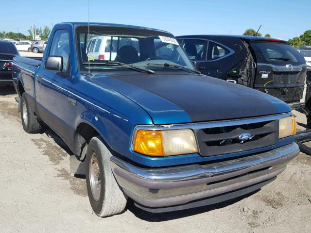 1FTCR10A5VTA65370 - 1997 FORD RANGER GREEN photo 1