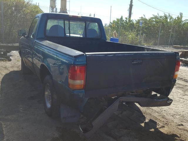 1FTCR10A5VTA65370 - 1997 FORD RANGER GREEN photo 3