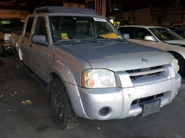 1N6ED27Y04C422143 - 2004 NISSAN FRONTIER C SILVER photo 1