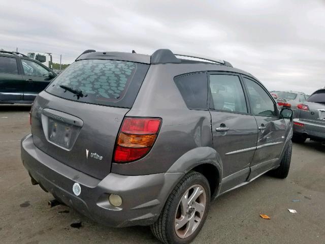 5Y2SL63835Z466528 - 2005 PONTIAC VIBE GRAY photo 4