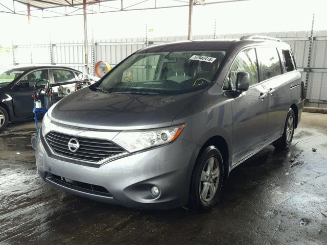 JN8AE2KPXF9133594 - 2015 NISSAN QUEST S GRAY photo 2