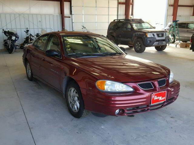 1G2NF52E32M568110 - 2002 PONTIAC GRAND AM S MAROON photo 1