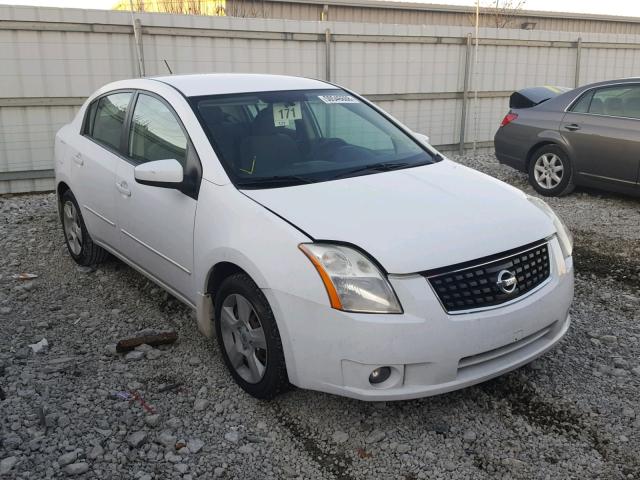 3N1AB61E78L748323 - 2008 NISSAN SENTRA 2.0 WHITE photo 1