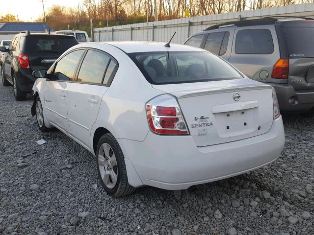 3N1AB61E78L748323 - 2008 NISSAN SENTRA 2.0 WHITE photo 3