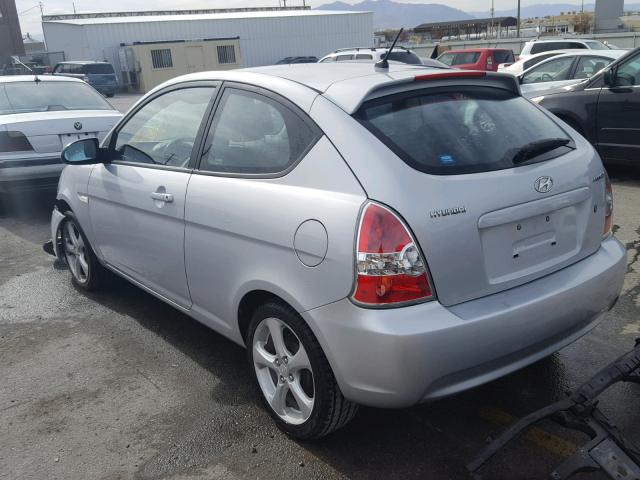 KMHCN36C68U070930 - 2008 HYUNDAI ACCENT SE GRAY photo 3