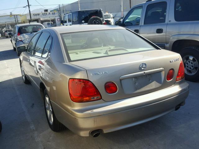 JT8BD69S920152087 - 2002 LEXUS GS 300 GOLD photo 3