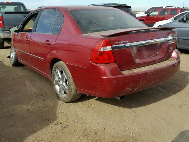 1G1ZU53896F212355 - 2006 CHEVROLET MALIBU LTZ BURGUNDY photo 3