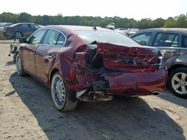 1G4GE5EV0AF138424 - 2010 BUICK LACROSSE C RED photo 3