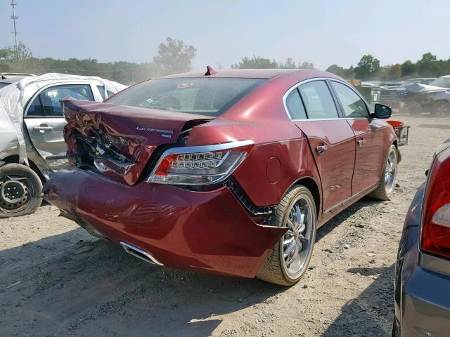 1G4GE5EV0AF138424 - 2010 BUICK LACROSSE C RED photo 4