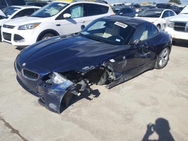 WBALM53529E376718 - 2009 BMW Z4 SDRIVE3 BLUE photo 2