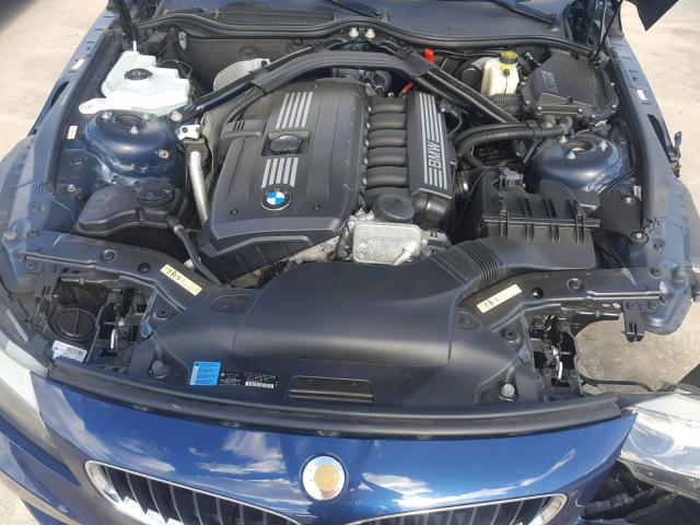 WBALM53529E376718 - 2009 BMW Z4 SDRIVE3 BLUE photo 7