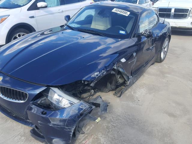 WBALM53529E376718 - 2009 BMW Z4 SDRIVE3 BLUE photo 9