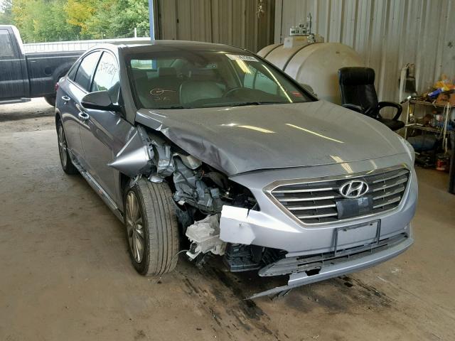 5NPE34AFXFH114347 - 2015 HYUNDAI SONATA SPO SILVER photo 1