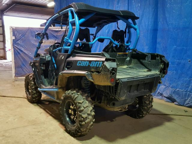 3JBKKAP20GJ001175 - 2016 CAN-AM COMMANDER BLUE photo 3