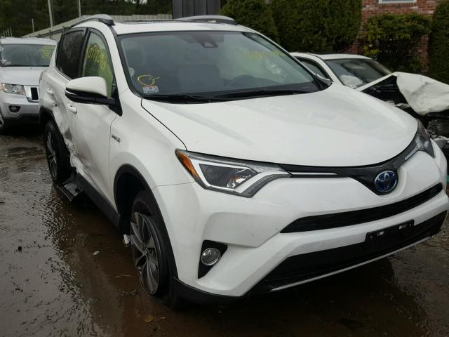 JTMRJREV4HD098130 - 2017 TOYOTA RAV4 HV LE WHITE photo 1