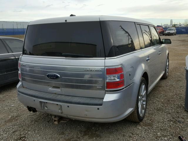 2FMHK6DC9ABD02208 - 2010 FORD FLEX LIMIT SILVER photo 4