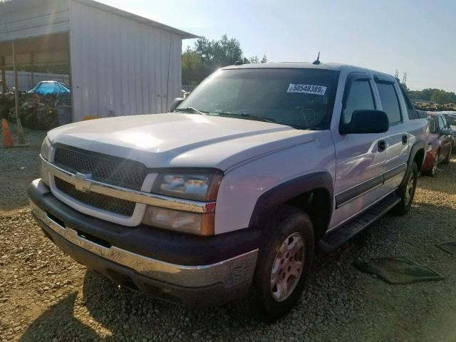 3GNEK12TX4G168766 - 2004 CHEVROLET AVALANCHE WHITE photo 2