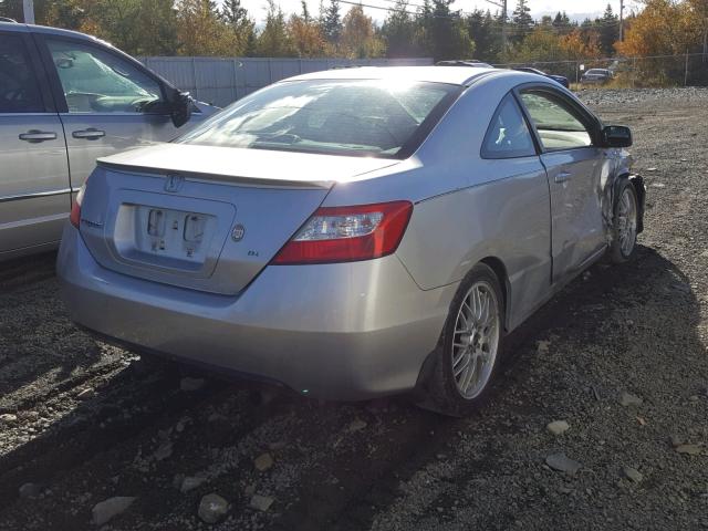 2HGFG12918H005840 - 2008 HONDA CIVIC EXL SILVER photo 4