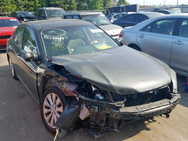 1HGCR2F82DA200407 - 2013 HONDA ACCORD EXL GRAY photo 1