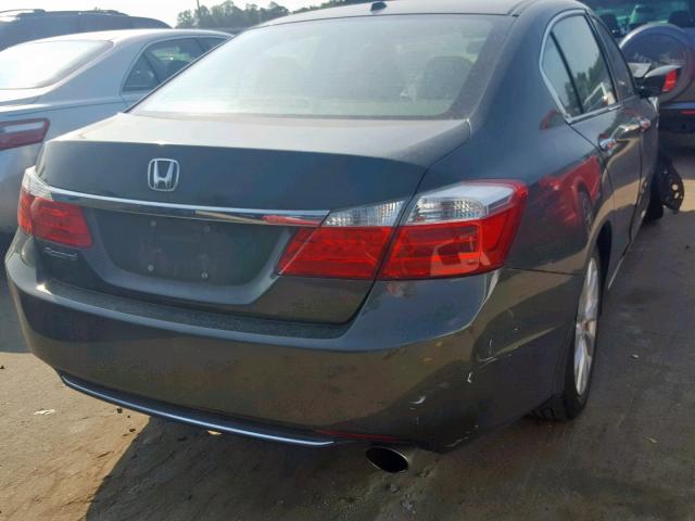 1HGCR2F82DA200407 - 2013 HONDA ACCORD EXL GRAY photo 4