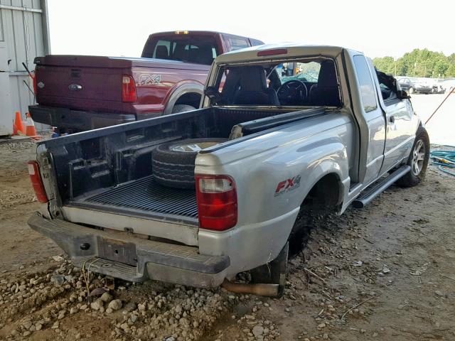 1FTZR45E94PA34119 - 2004 FORD RANGER SUP SILVER photo 4