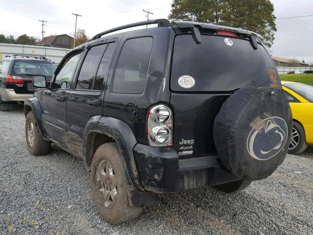 1J4GL58K82W351077 - 2002 JEEP LIBERTY LI BLACK photo 3