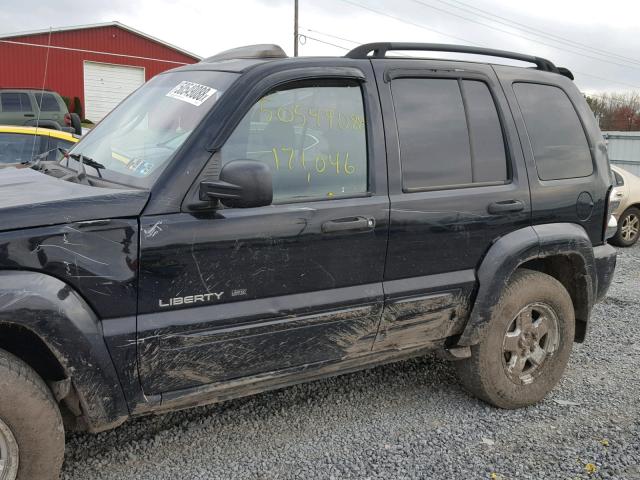 1J4GL58K82W351077 - 2002 JEEP LIBERTY LI BLACK photo 9