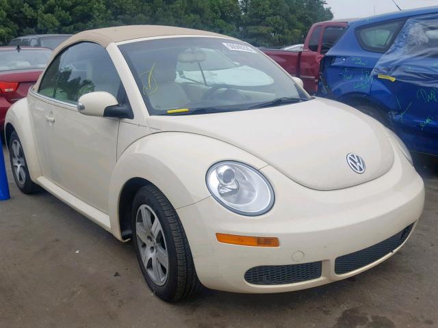 3VWRF31Y96M309965 - 2006 VOLKSWAGEN NEW BEETLE კრემისფერი ფოტო 1