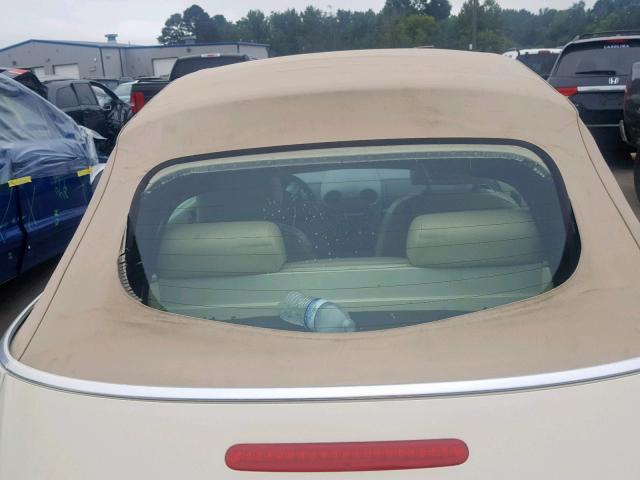 3VWRF31Y96M309965 - 2006 VOLKSWAGEN NEW BEETLE კრემისფერი ფოტო 9