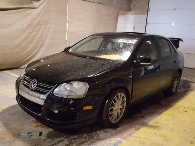 3VWRJ71K88M172070 - 2008 VOLKSWAGEN JETTA WOLF BLACK photo 2