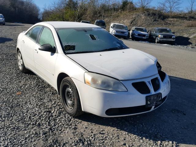 1G2ZF55BX64134307 - 2006 PONTIAC G6 SE WHITE photo 1