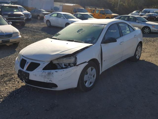 1G2ZF55BX64134307 - 2006 PONTIAC G6 SE WHITE photo 2