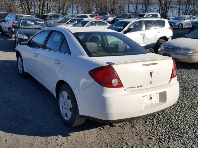 1G2ZF55BX64134307 - 2006 PONTIAC G6 SE WHITE photo 3