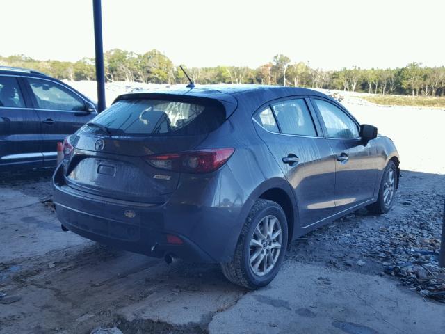 JM1BM1L72E1182944 - 2014 MAZDA 3 TOURING GRAY photo 4