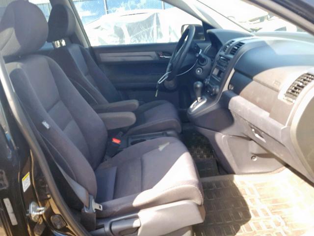 5J6RE38399L028782 - 2009 HONDA CR-V LX BLACK photo 5