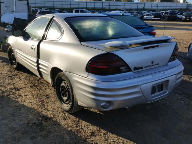 1G2NE12T31M540039 - 2001 PONTIAC GRAND AM S SILVER photo 3